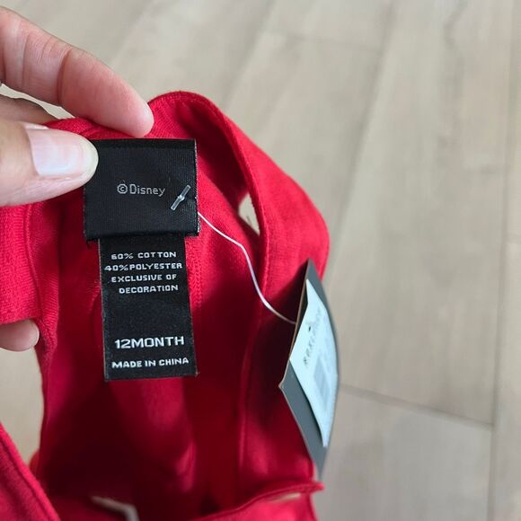 Disney Pinocchio Jiminy Cricket & Pinocchio Overall Infant One-Piece size 12 mon - Picture 4 of 4